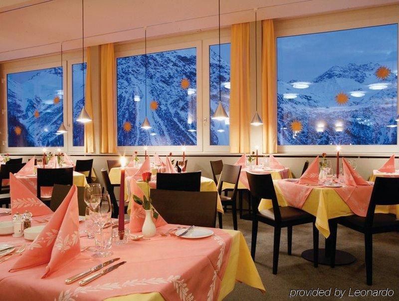 Hotel Hohenfels Arosa Restaurante foto